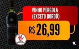 Saito Supermercados vinho pérgola (exceto bordô) oferta