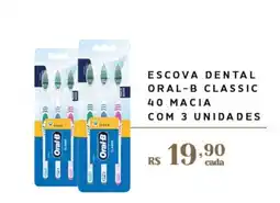 Empório Bahamas escova dental oral-b classic 40 macia oferta