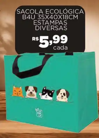 Empório Bahamas sacola ecológica b4u oferta