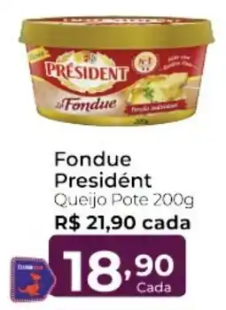 Super Kan Fondue President Queijo Pote oferta