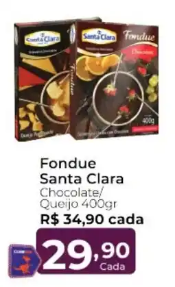 Super Kan Fondue Santa Clara Chocolate/ Queijo oferta