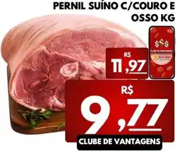 ServBem Pernil suíno c/couro e osso kg oferta