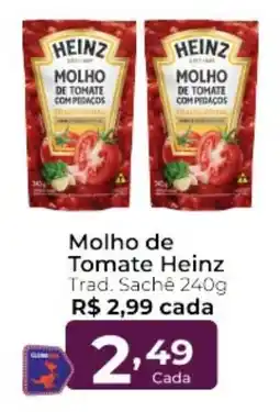 Super Kan molho de tomate heinz trad. sachê oferta