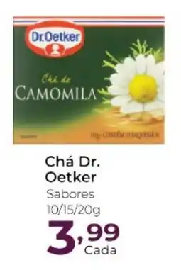Super Kan Chá Dr. Oetker Sabores oferta