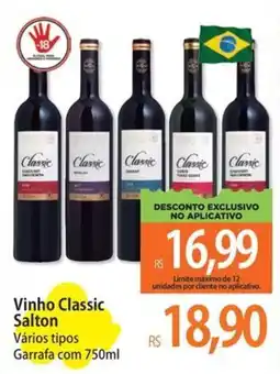 Atacadão Vinho Classic Salton Vários tipos oferta