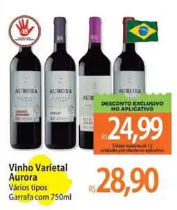 Atacadão Vinho Varietal Aurora Vários tipos oferta