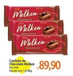 Atacadão Confeito de Chocolate Melken Ao Leite oferta