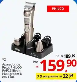 Supermercados Koch Aparador de Pelos Philco PAP16 Bivolt Multigroom 8 oferta