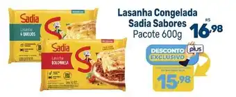 Supermercados Jau Serve Lasanha congelada sadia sabores oferta