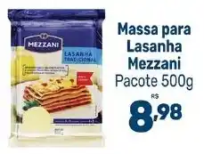 Supermercados Jau Serve Massa para Lasanha Mezzani oferta