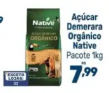 Supermercados Jau Serve Açúcar Demerara Orgânico Native oferta