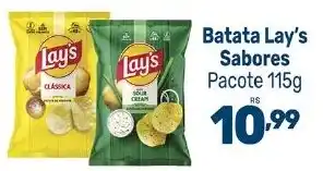 Supermercados Jau Serve Batata Lay's Sabores oferta