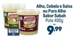 Supermercados Jau Serve Alho, Cebola e Salsa ou Puro Alho Sabor Sabah oferta