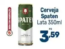 Supermercados Jau Serve Cerveja Spaten oferta