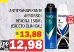 Supermercados Mendonça Antitranspirante aerossol rexona oferta