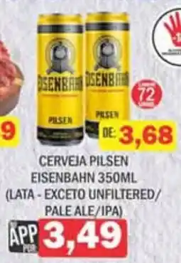 Supermercados Mendonça Cerveja pilsen eisenbahn oferta