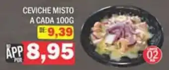 Supermercados Mendonça Ceviche misto oferta