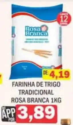 Supermercados Mendonça Farinha de trigo tradicional rosa branca oferta