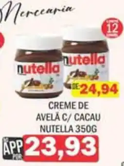 Supermercados Mendonça Creme de avelã c/ cacau nutella oferta