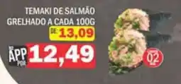 Supermercados Mendonça Temaki de salmão oferta