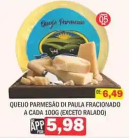 Supermercados Mendonça Queijo Parmesão oferta