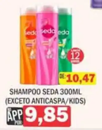 Supermercados Mendonça Shampoo seda oferta