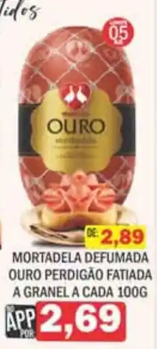 Supermercados Mendonça Mortadela defumada ouro perdigão fatiada oferta
