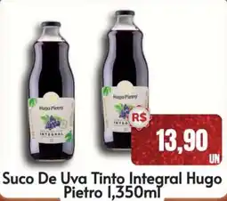 Supermercados Pague Menos Suco de uva tinto integral hugo pietro oferta
