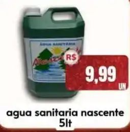 Supermercados Pague Menos agua sanitaria nascente oferta