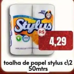 Supermercados Pague Menos toalha de papel stylus oferta
