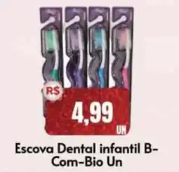 Supermercados Pague Menos Escova Dental infantil B-Com-Bio oferta
