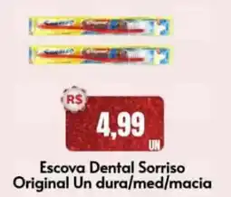 Supermercados Pague Menos Escova Dental Sorriso Original oferta