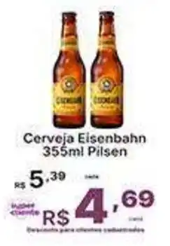 Super Lagoa Cerveja Eisenbahn 355ml Pilsen oferta