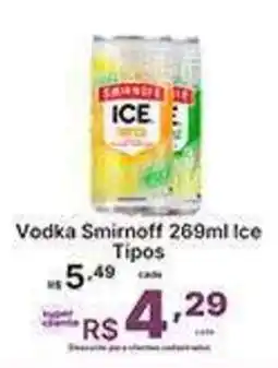 Super Lagoa Vodka Smirnoff 269ml Ice Tipos oferta