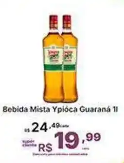 Super Lagoa Bebida Mista Ypióca Guaraná 1l oferta