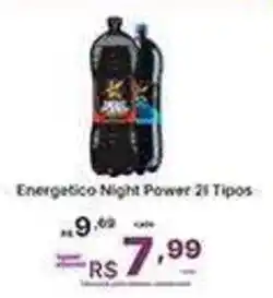 Super Lagoa Energetico Night Power 2l Tipos oferta