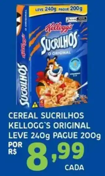 Bergamais Supermercados Cereal sucrilhos kellogg's original oferta