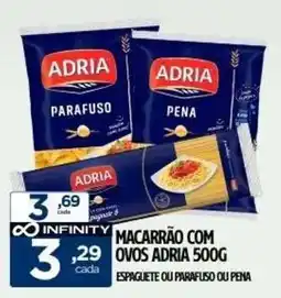 Preço & Cia Macarrão com ovos adria oferta