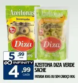 Preço & Cia azeitona diza verde sache oferta