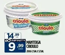 Preço & Cia Manteiga crioulo oferta