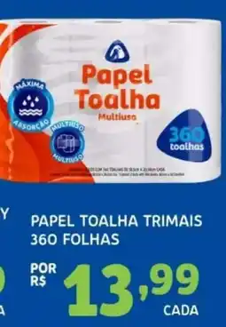 Bergamais Supermercados Papel toalha trimais oferta