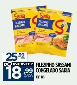 Preço & Cia filezinho sassami congelado sadia oferta
