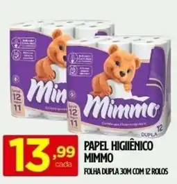 Preço & Cia papel higiênico mimmo oferta