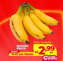 Supermercados Myatã banana prata oferta