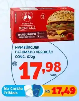 Trimais Supermercado Hambúrguer defumado perdigão oferta
