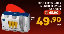 Trimais Supermercado Conj. copos nadir munich cerveja oferta