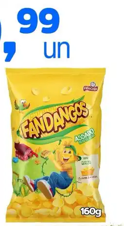 Vivendas Supermercados Fandangos assado feito de milho sabor queijo oferta