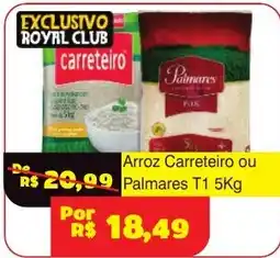 Royal Supermercados Arroz Carreteiro ou Palmares T1 oferta