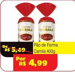 Royal Supermercados Pão de Forma Camila oferta
