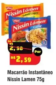 Royal Supermercados Macarrão instantâneo nissin lamen oferta
